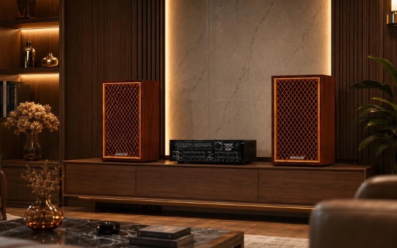 Dàn âm thanh Nikochi MG5 nghe nhạc vàng và karaoke