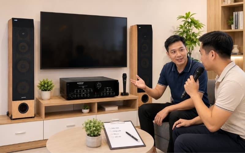 Checklist chọn mua dàn karaoke gia đình cho người mới