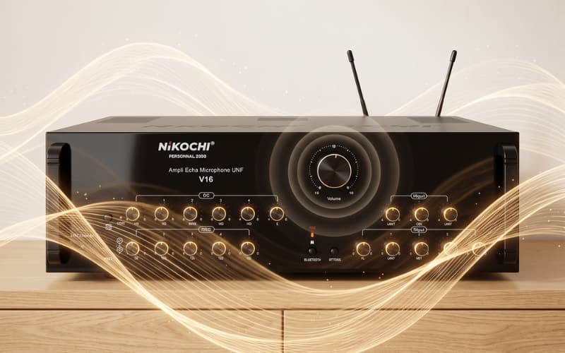 Amply karaoke và vang số trong dàn karaoke gia đình