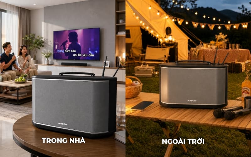 Chọn loa karaoke di động theo nhu cầu gia đình và dã ngoại