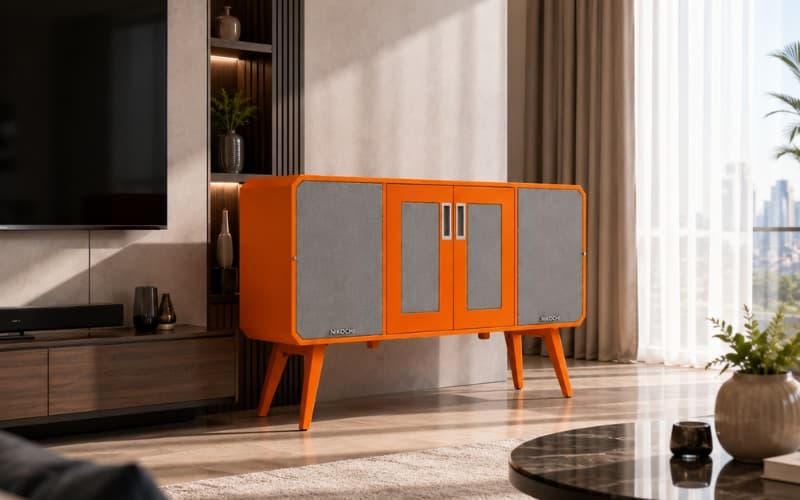 Loa liền công suất gọn gàng trong không gian gia đình