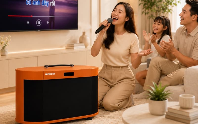 Loa Active H2 Nikochi cho phòng khách 20 đến 30m2