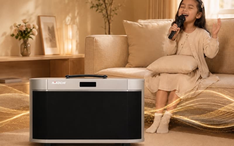 Loa nghe nhạc hay cho phòng khách kết hợp karaoke gia đình